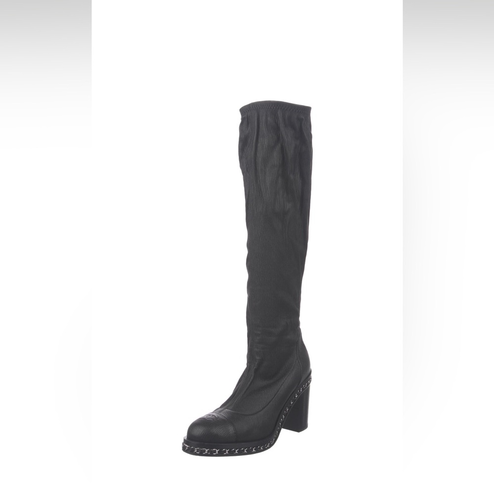 Authentic EUC Chanel boots, size 7.5